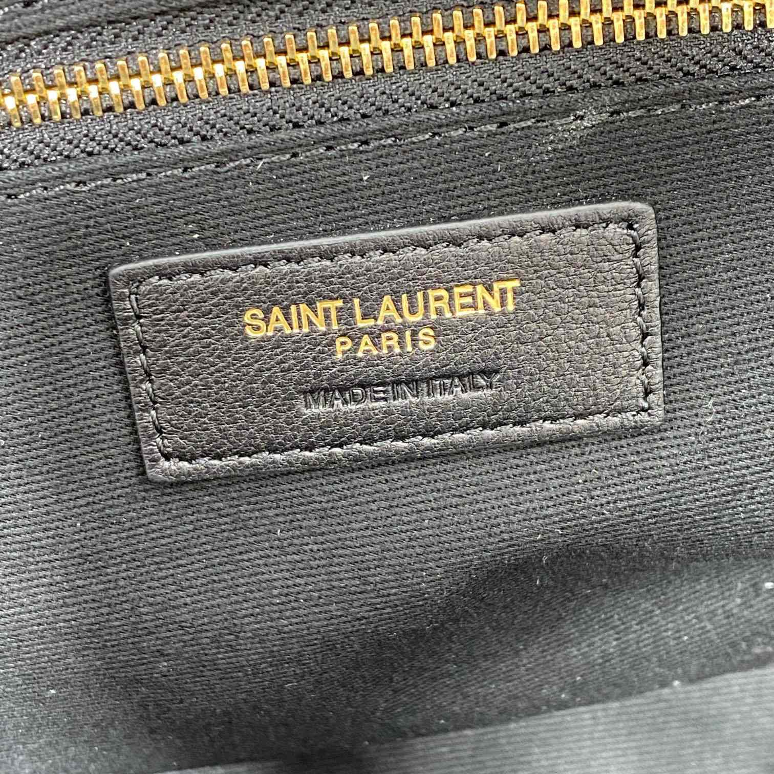 Saint Laurent Lyia Duffle In Quilted Lambskin - PerfectKickZ
