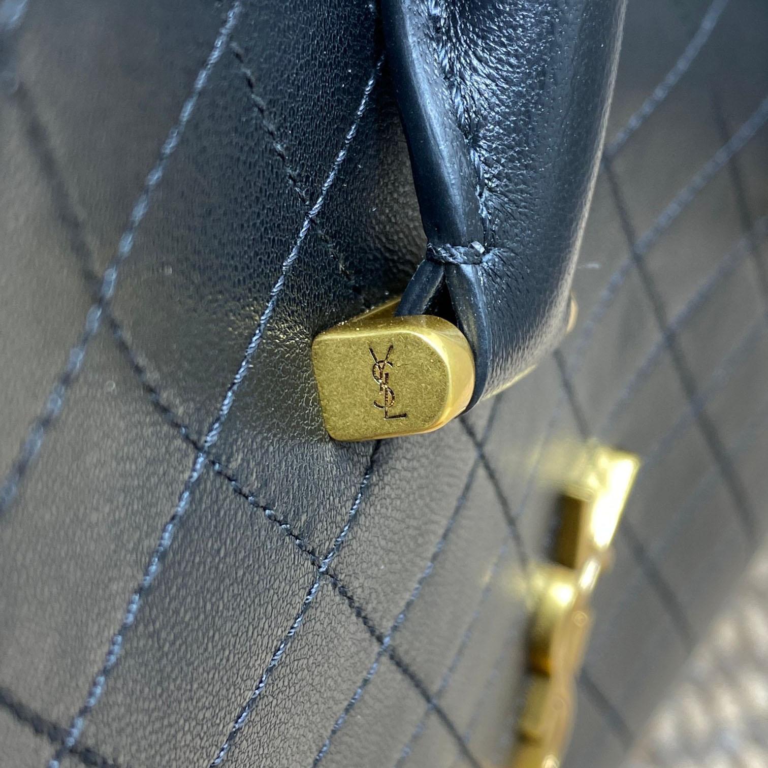 Saint Laurent Lyia Duffle In Quilted Lambskin - PerfectKickZ