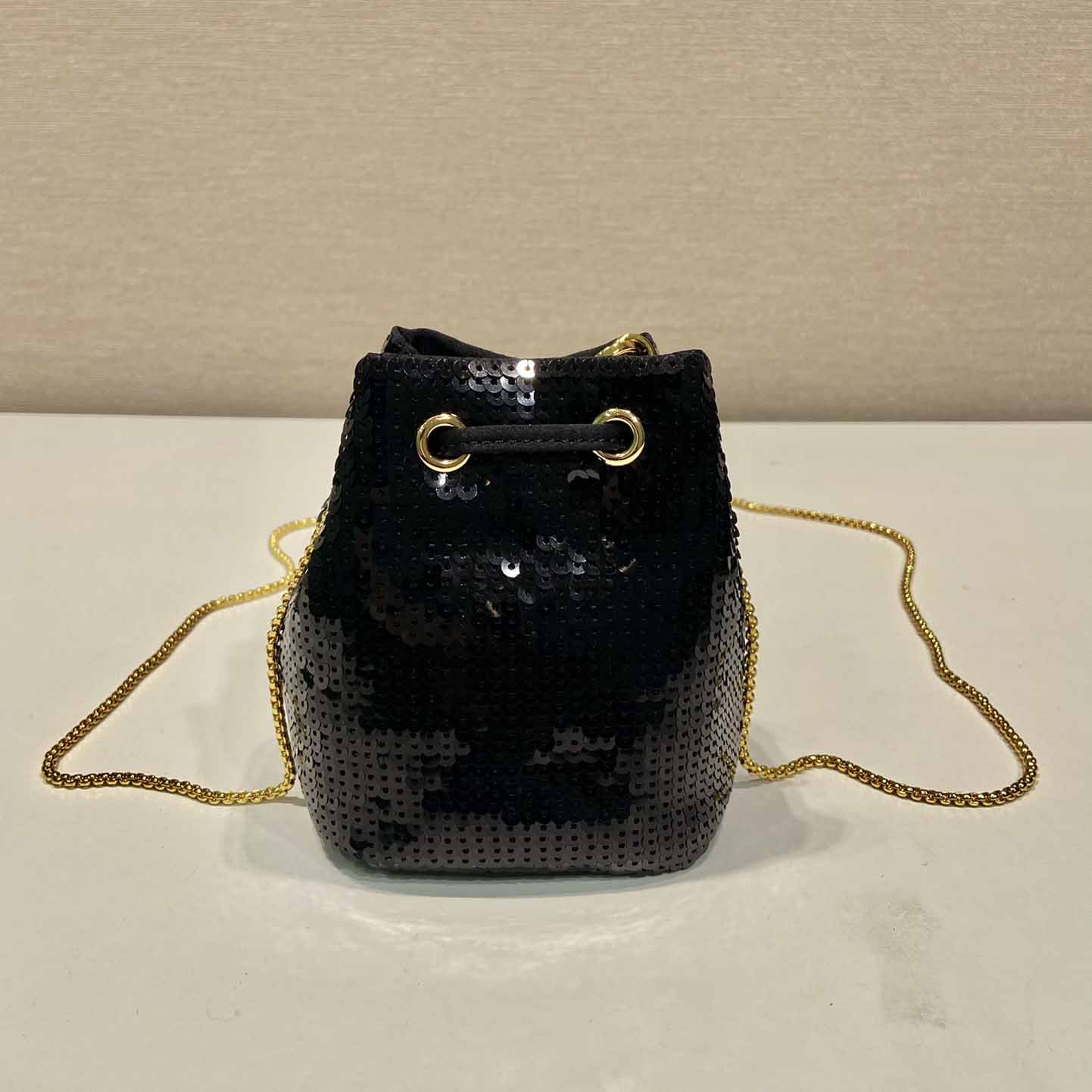 Prada Sequined Satin Mini-pouch - PerfectKickZ