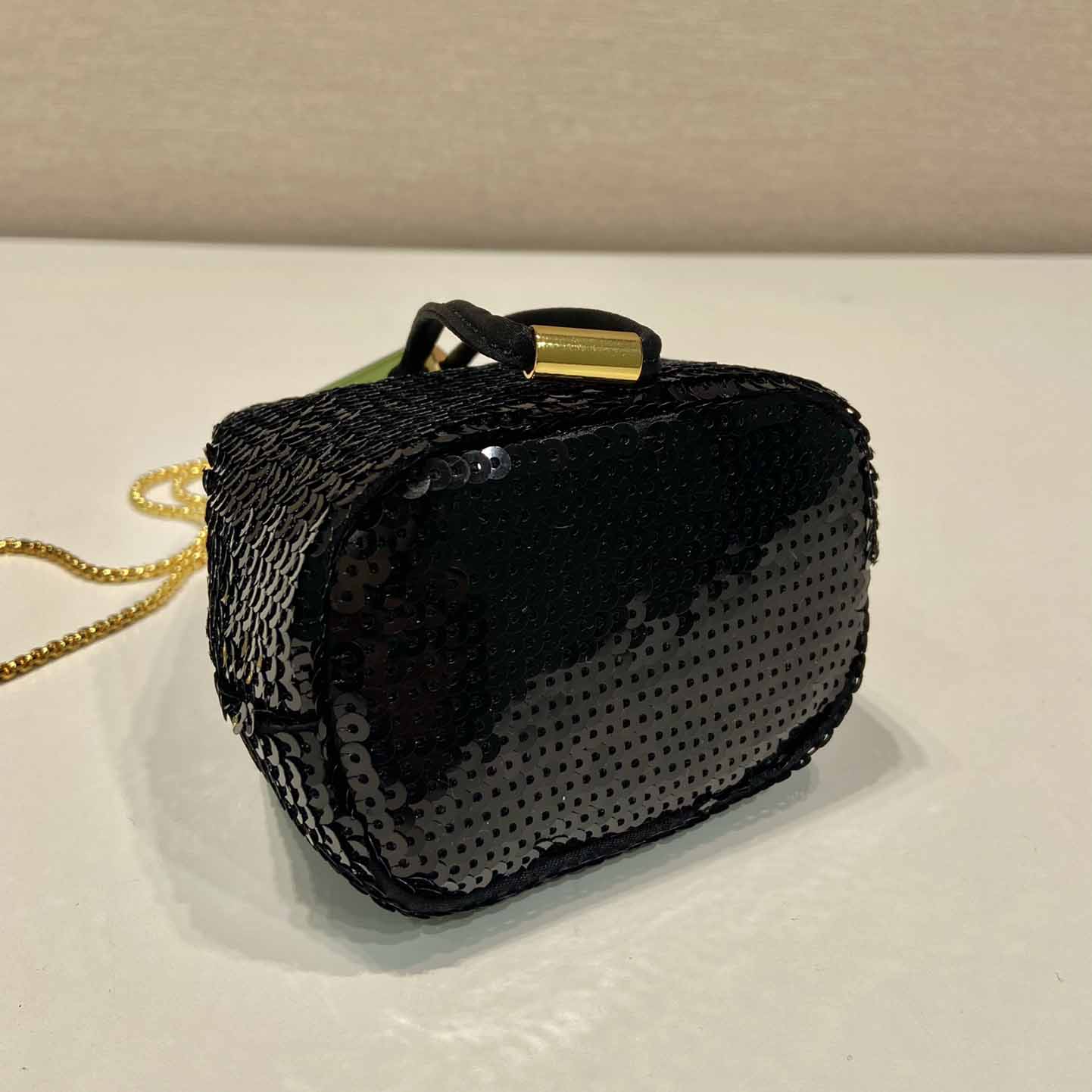 Prada Sequined Satin Mini-pouch - PerfectKickZ