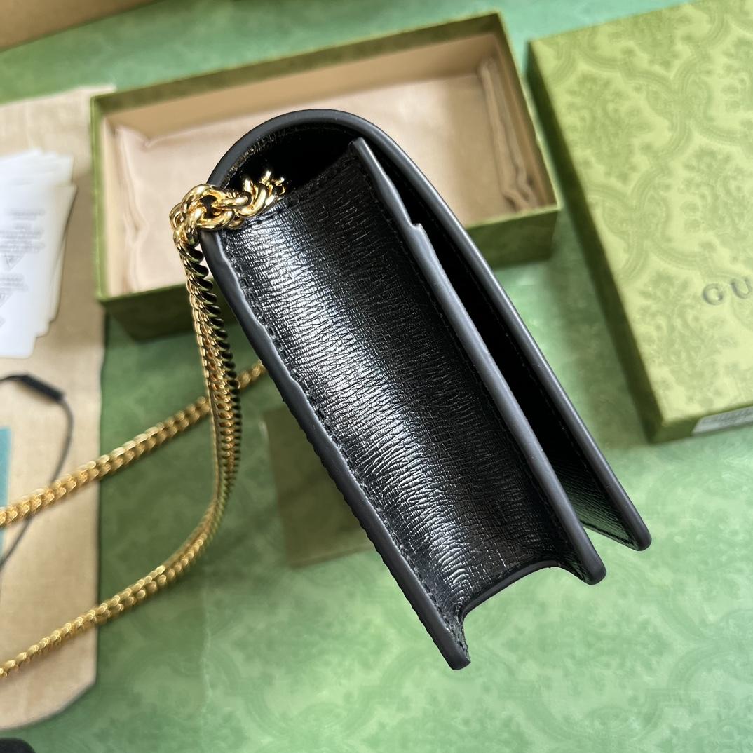 Gucci Chain Wallet With Gucci Script (12.5x 20x 4cm) - 