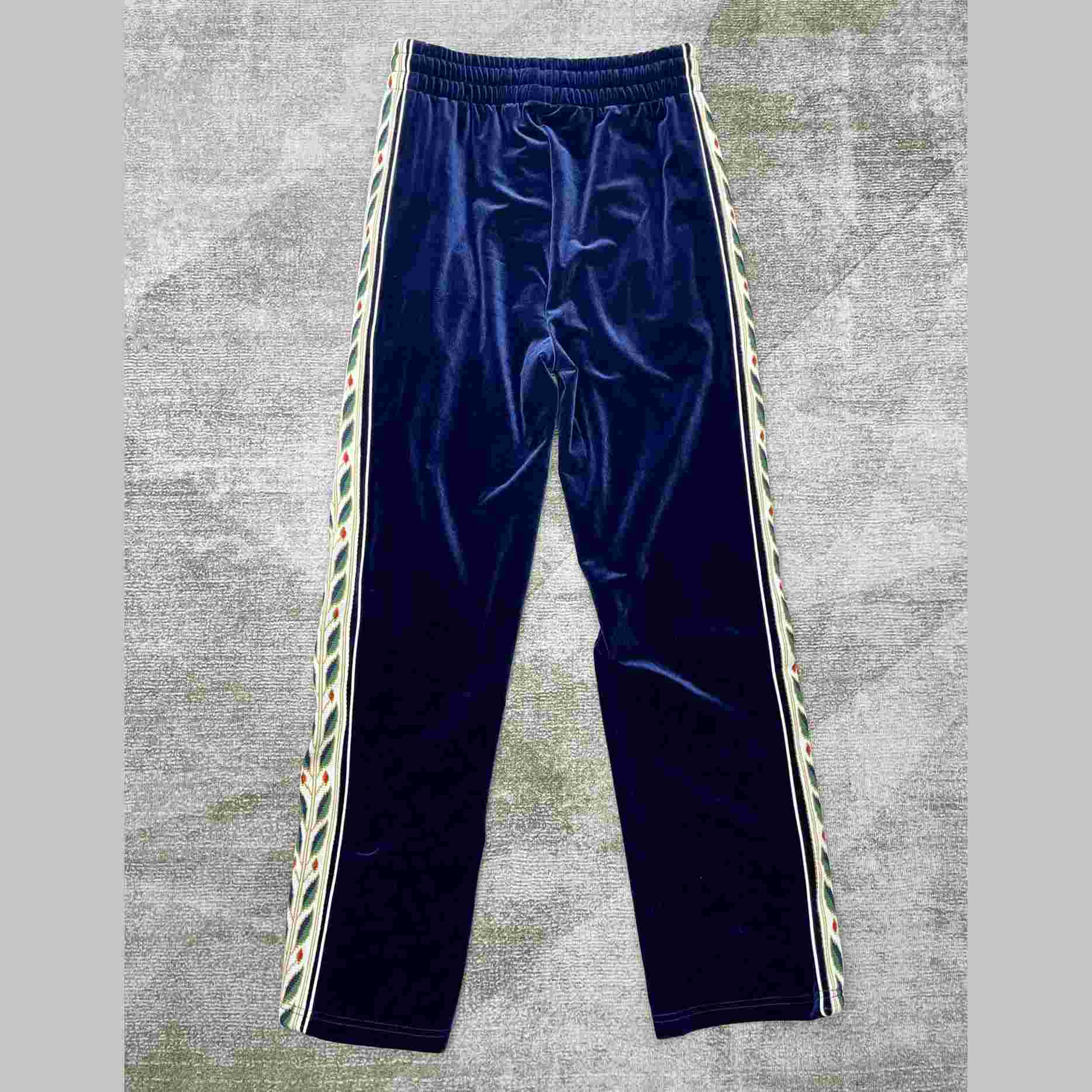 Casablanca Laurel Velour Tracksuit Bottoms - PerfectKickZ
