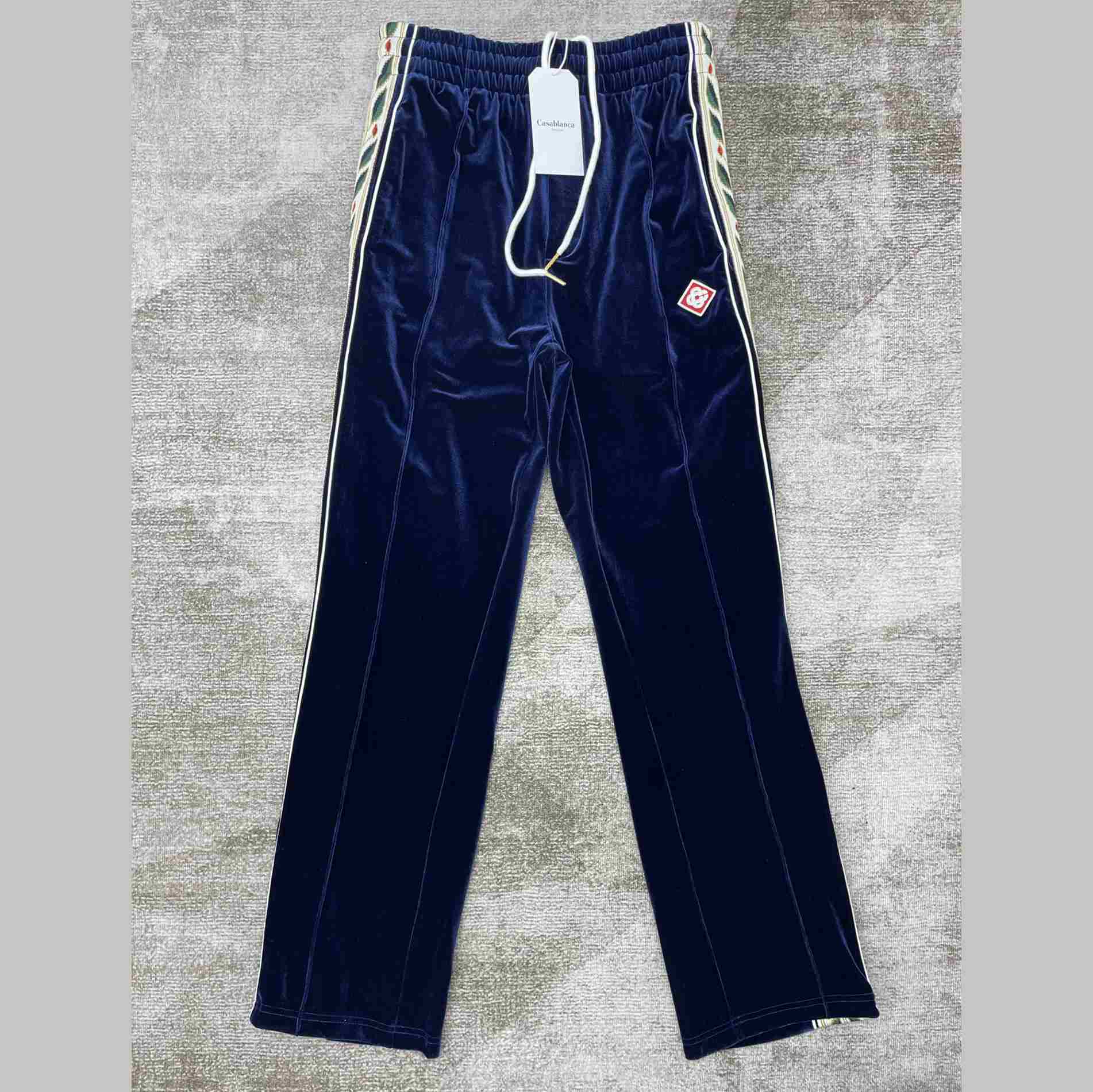 Casablanca Laurel Velour Tracksuit Bottoms - PerfectKickZ