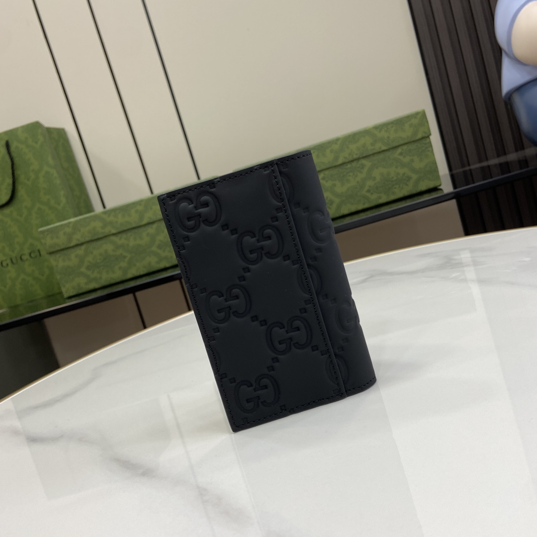 Gucci GG Rubber-effect Long Card Case - PerfectKickZ