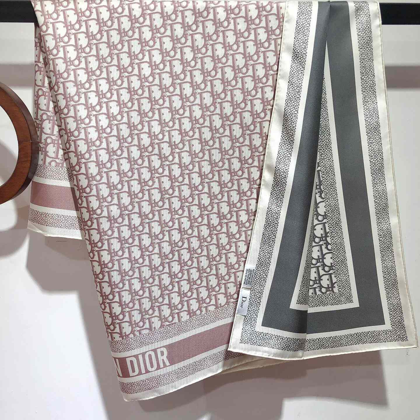 Dior Oblique Diortwin 90 Square Scarf - PerfectKickZ