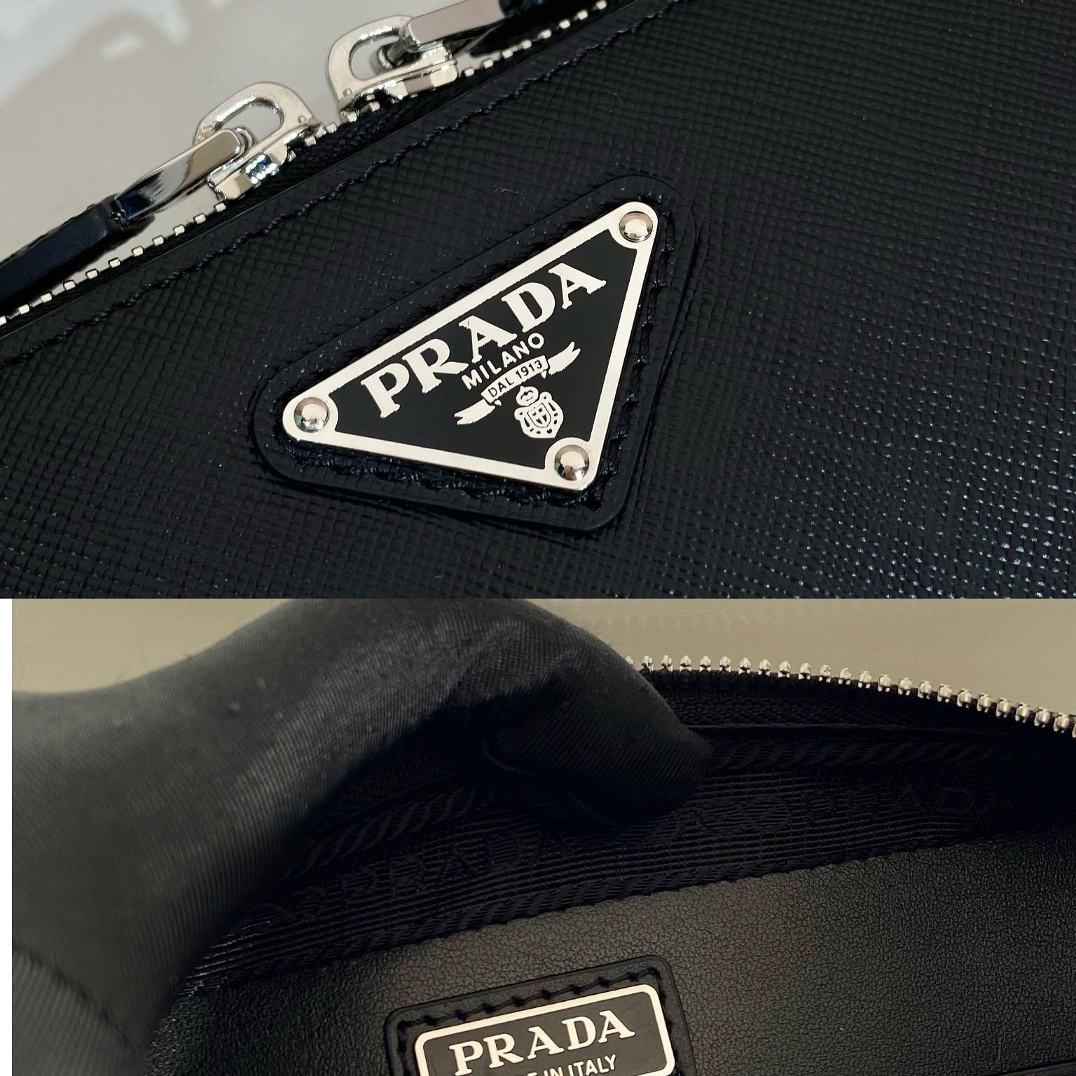 Prada Brique Saffiano Leather Bag - PerfectKickZ