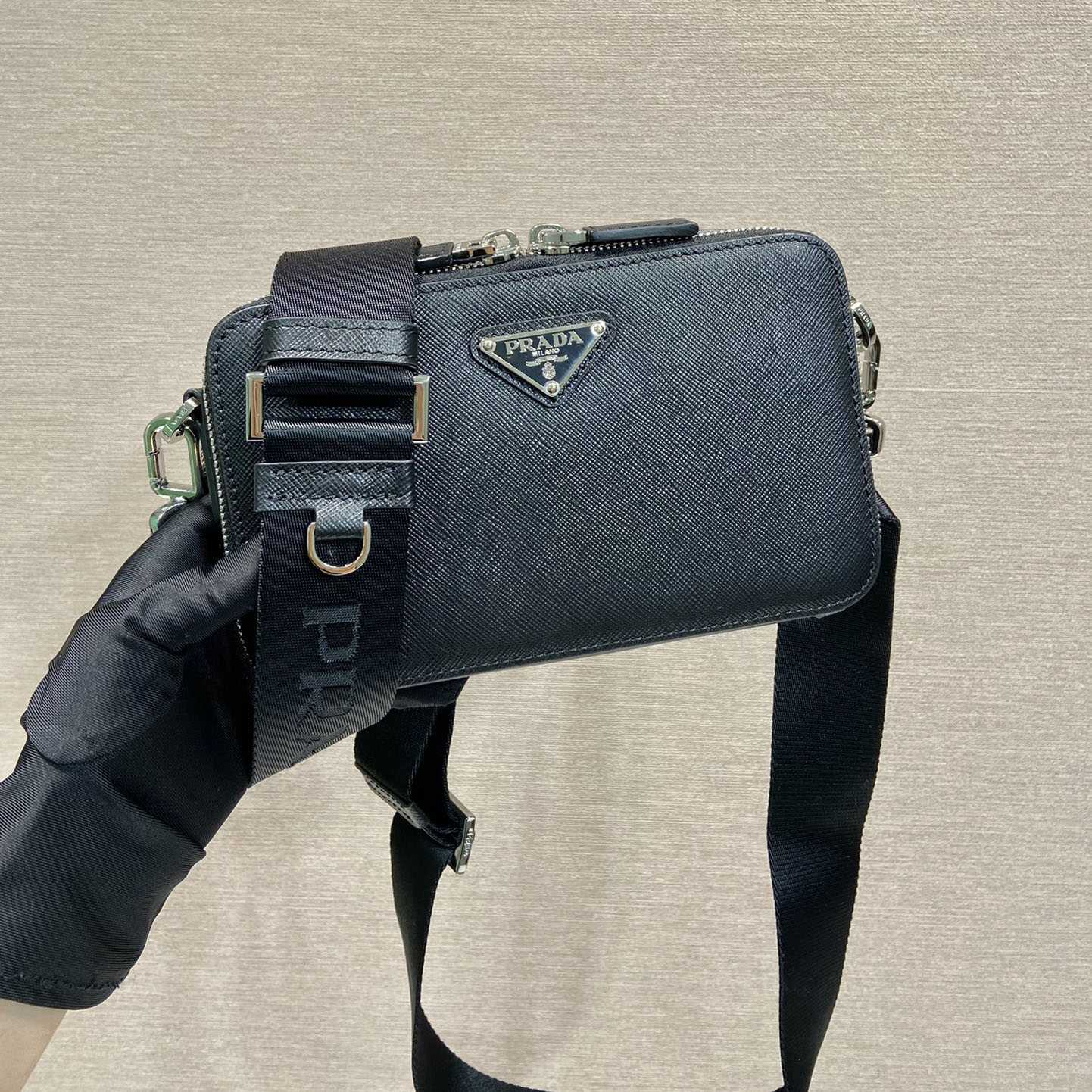 Prada Brique Saffiano Leather Bag - PerfectKickZ