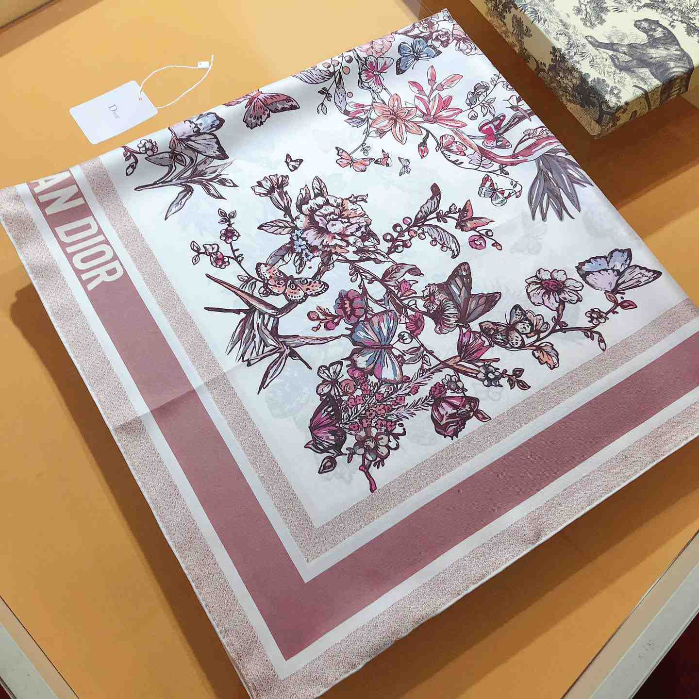 Dior Toile De Jouy Mexico 90 Square Scarf - PerfectKickZ