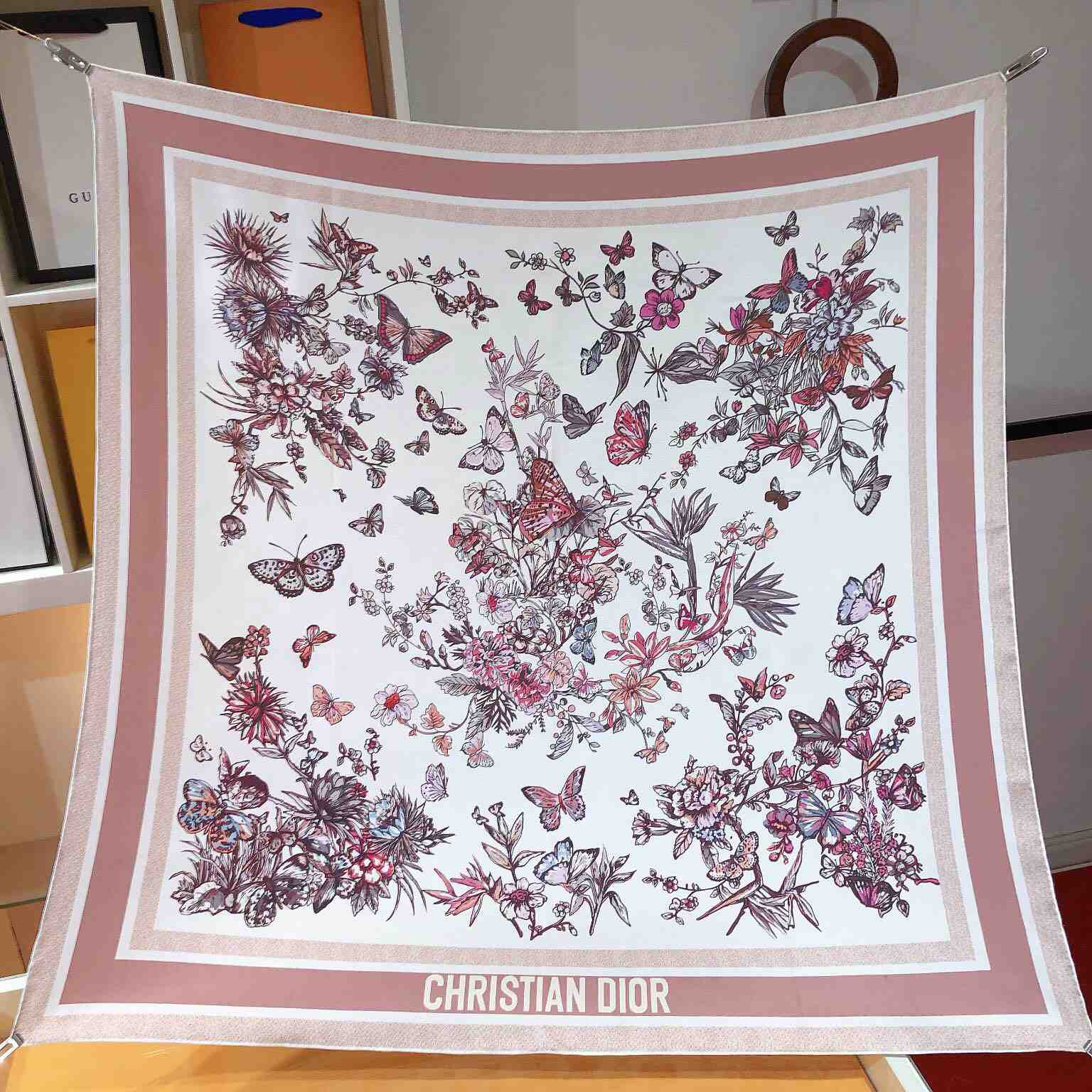 Dior Toile De Jouy Mexico 90 Square Scarf - PerfectKickZ