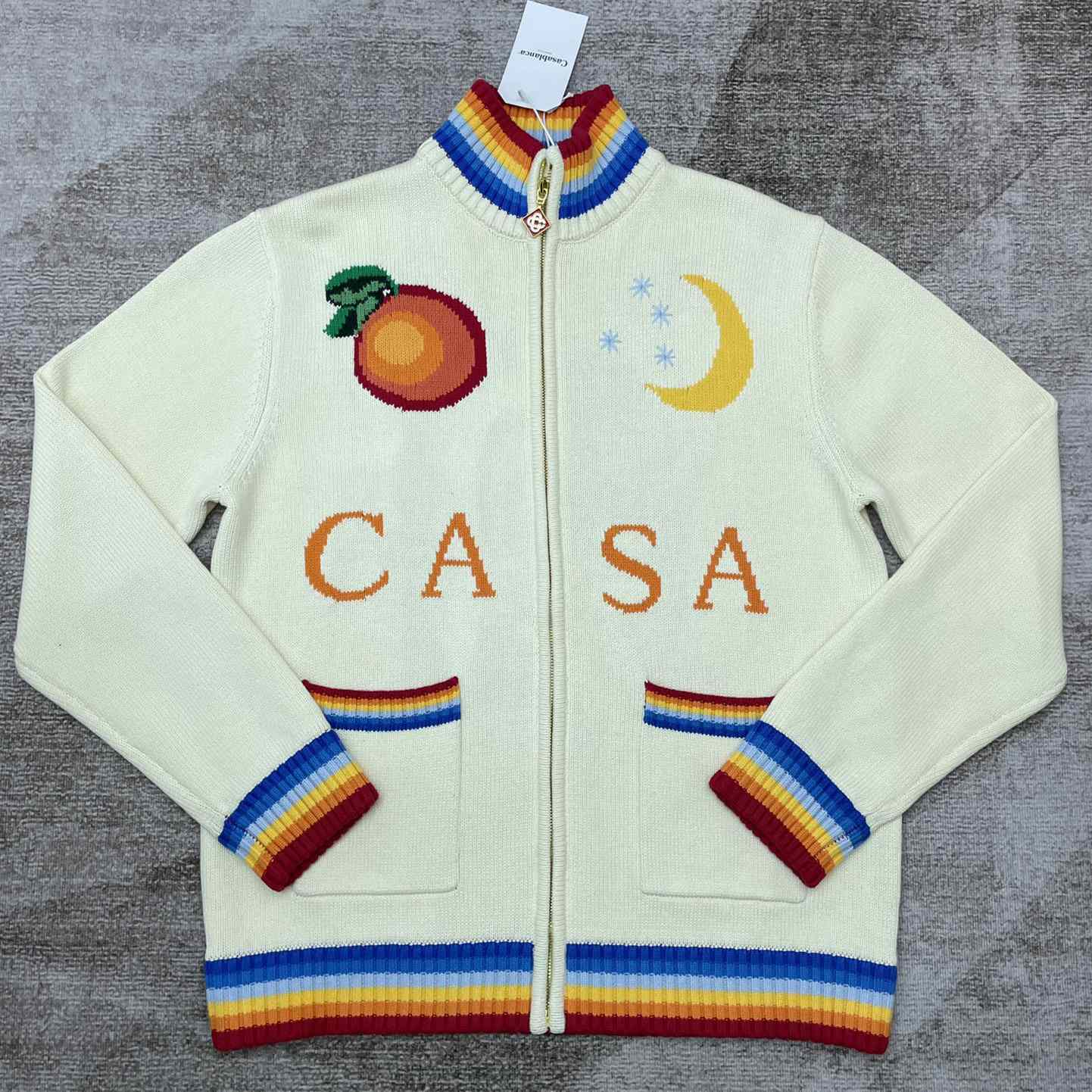Casablanca Casa Club Knitted Jacket - PerfectKickZ