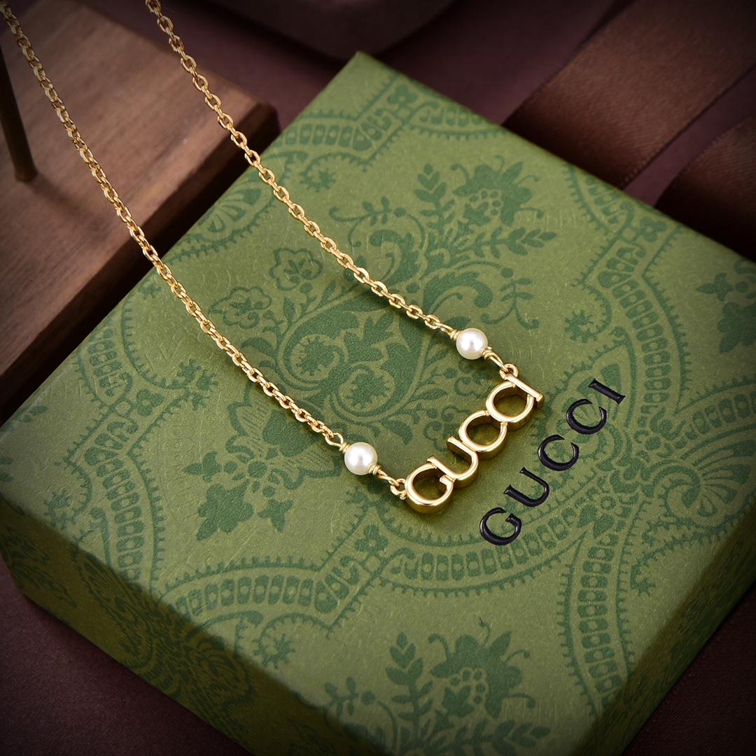 Gucci Letter Single Necklace - PerfectKickZ