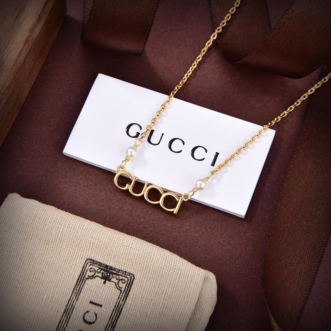 Gucci Letter Single Necklace - PerfectKickZ