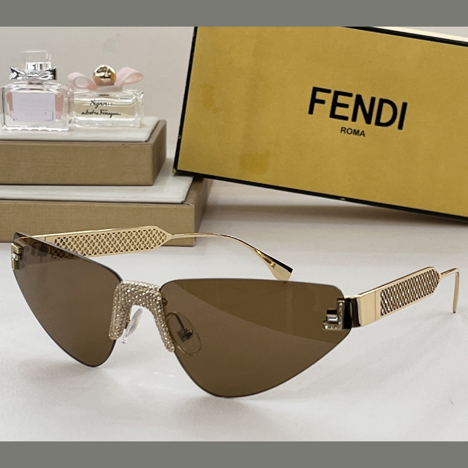 Fendi First Crystal Metal Sunglasses      FOL084V1 - PerfectKickZ