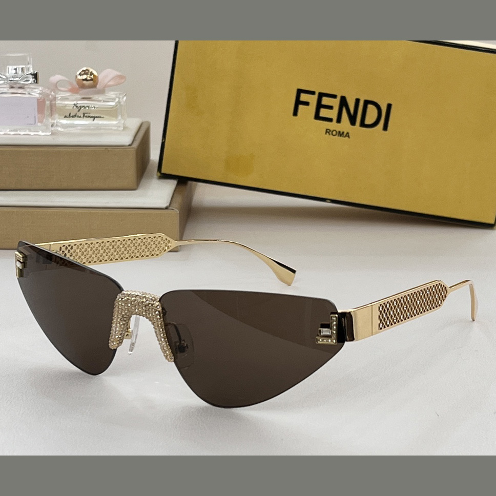 Fendi First Crystal Metal Sunglasses      FOL084V1 - PerfectKickZ