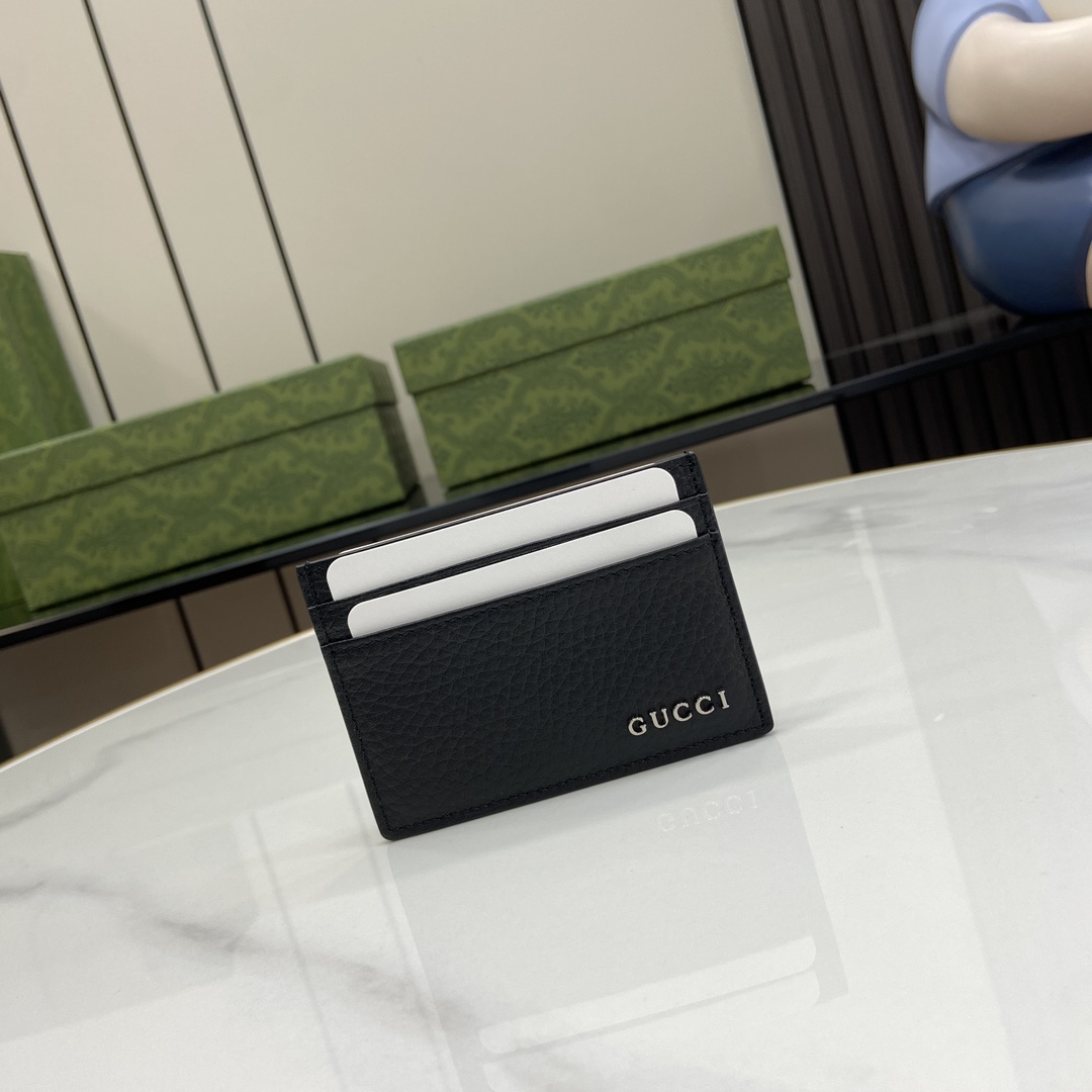 Gucci Card Case With Gucci Logo - PerfectKickZ