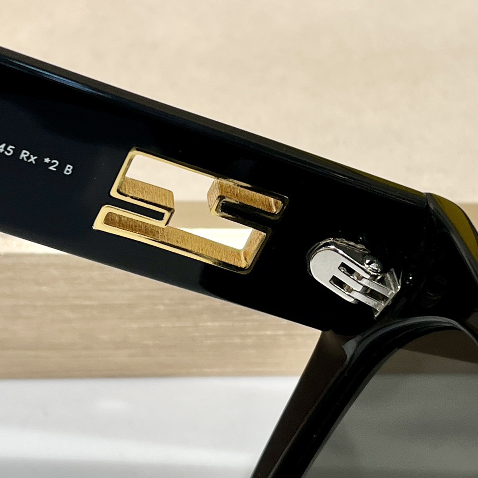 Fendi Baguette Black Acetate Sunglasses - PerfectKickZ