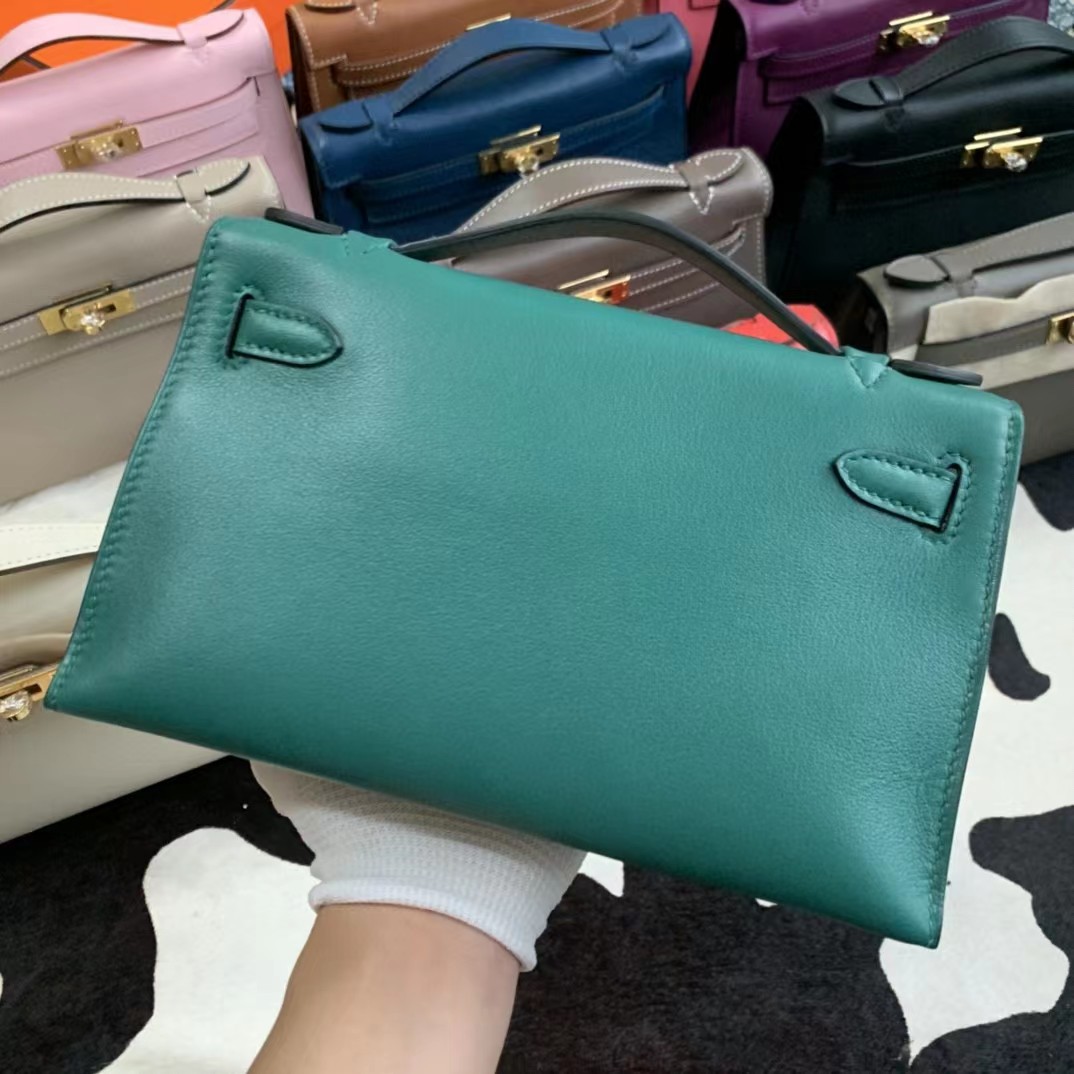 Hermes Kelly Pochette Clutch Bag   23-14-7cm - PerfectKickZ