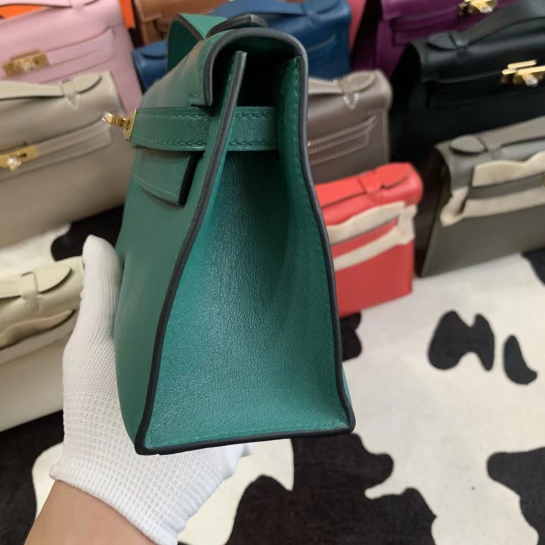 Hermes Kelly Pochette Clutch Bag   23-14-7cm - PerfectKickZ