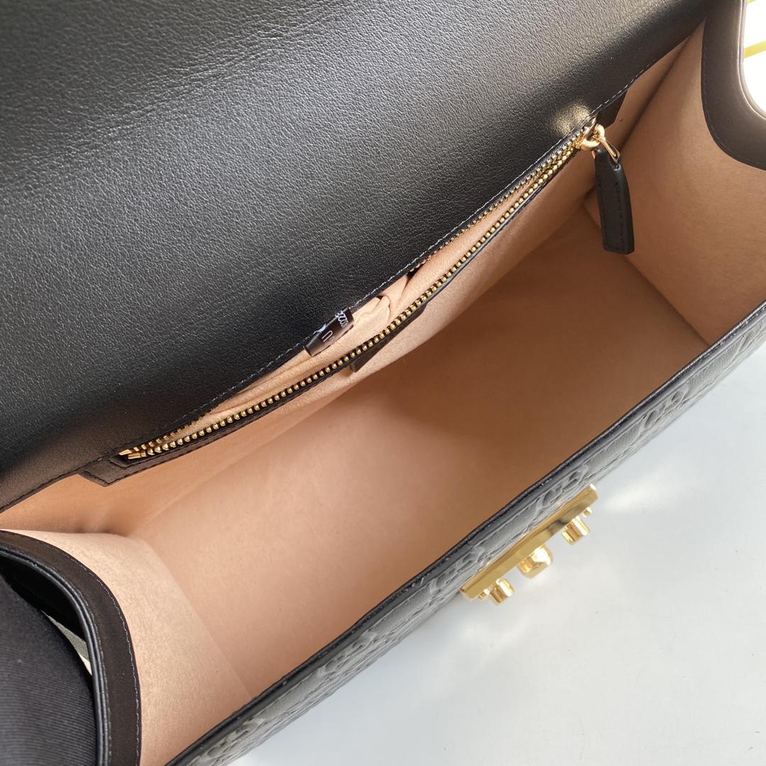Gucci Padlock Shoulder Bag (30-19-10CM) - PerfectKickZ