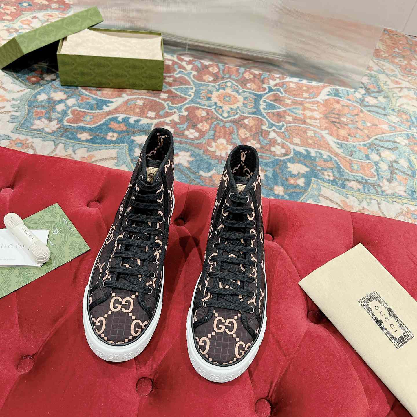Gucci Tennis 1977 High-top Sneaker(upon uk size) - PerfectKickZ