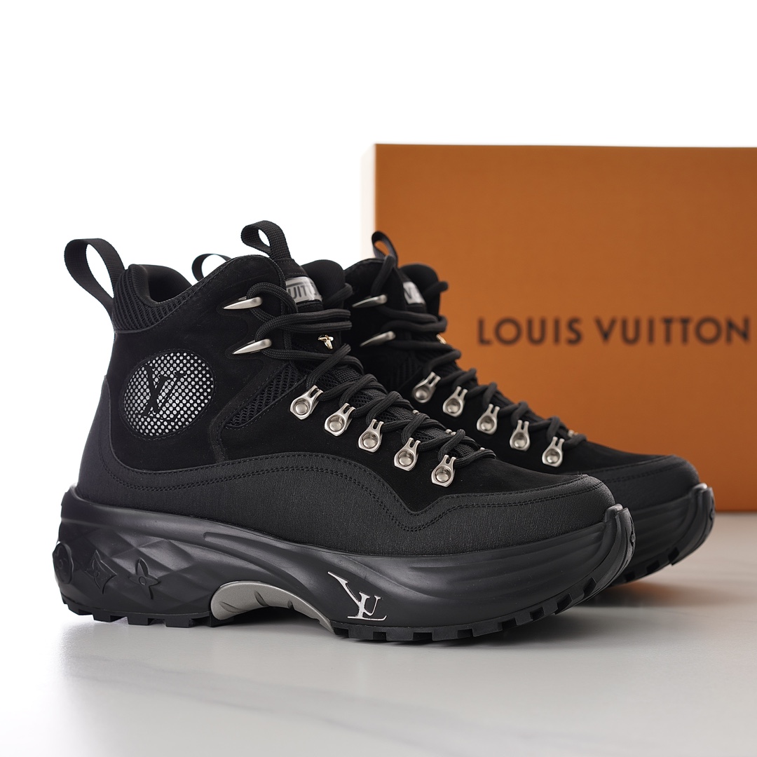Louis Vuitton LV Discovery Ankle Boot   - PerfectKickZ