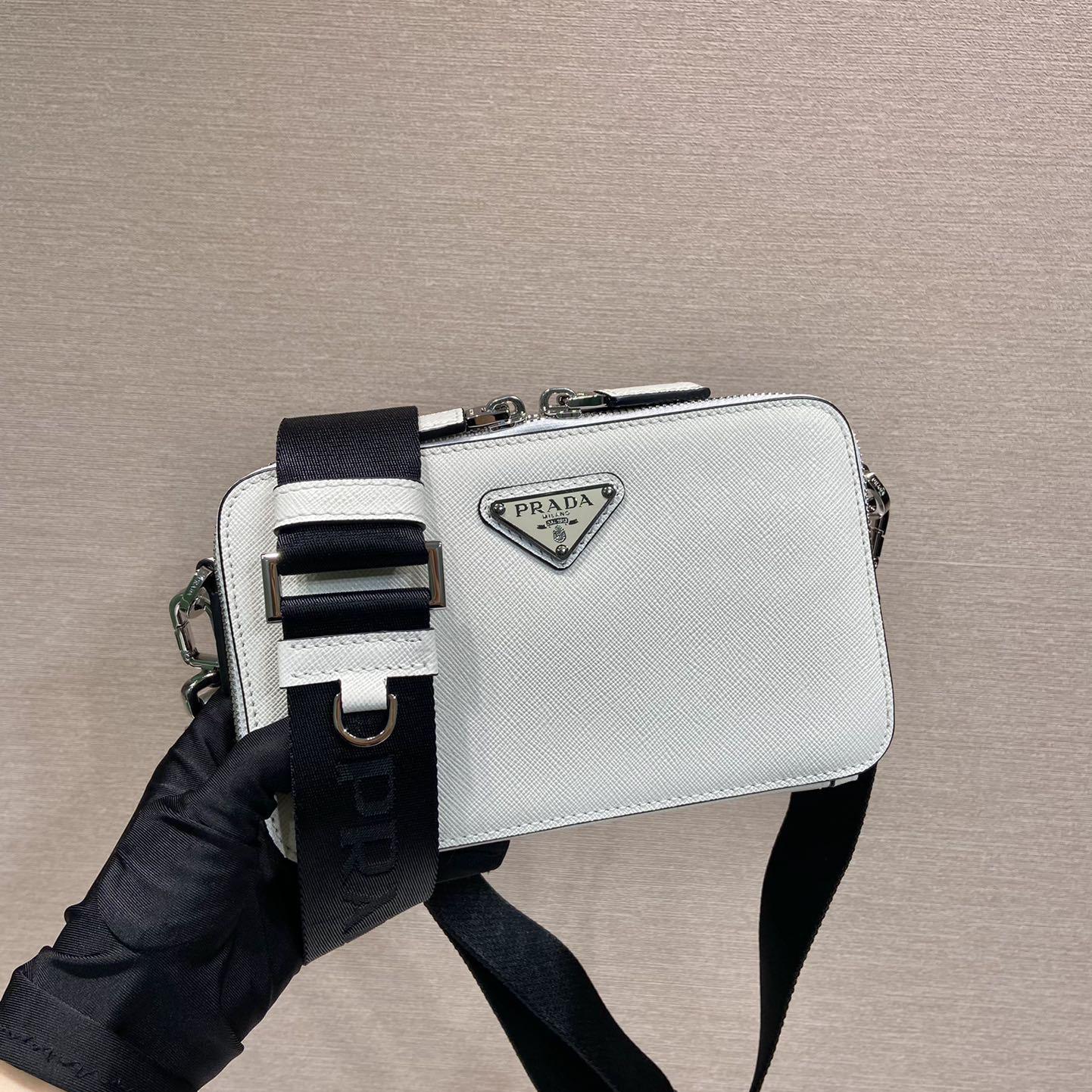Prada Brique Saffiano Leather Bag - 