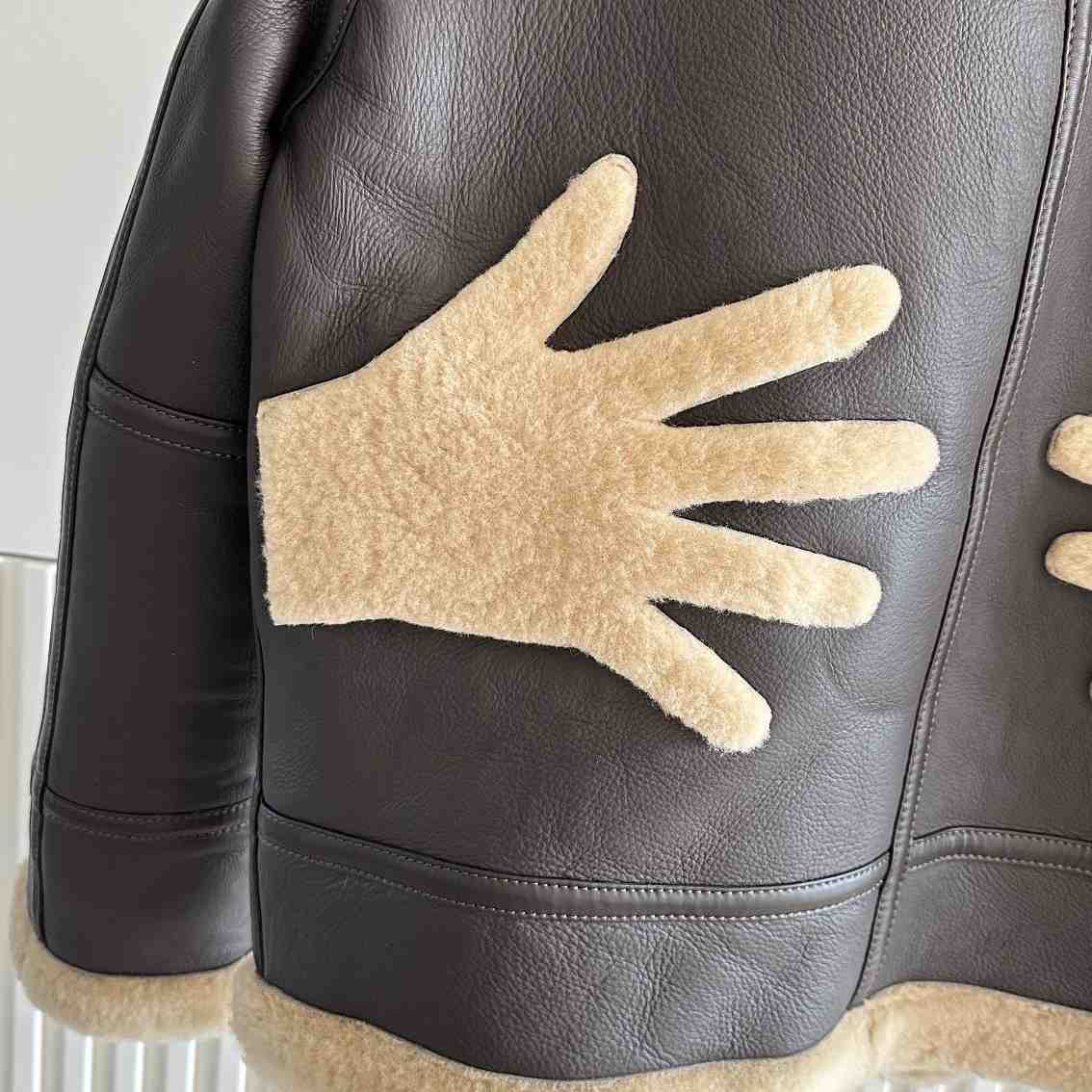 Moschino 'Hug Me' Leather Jacket - PerfectKickZ