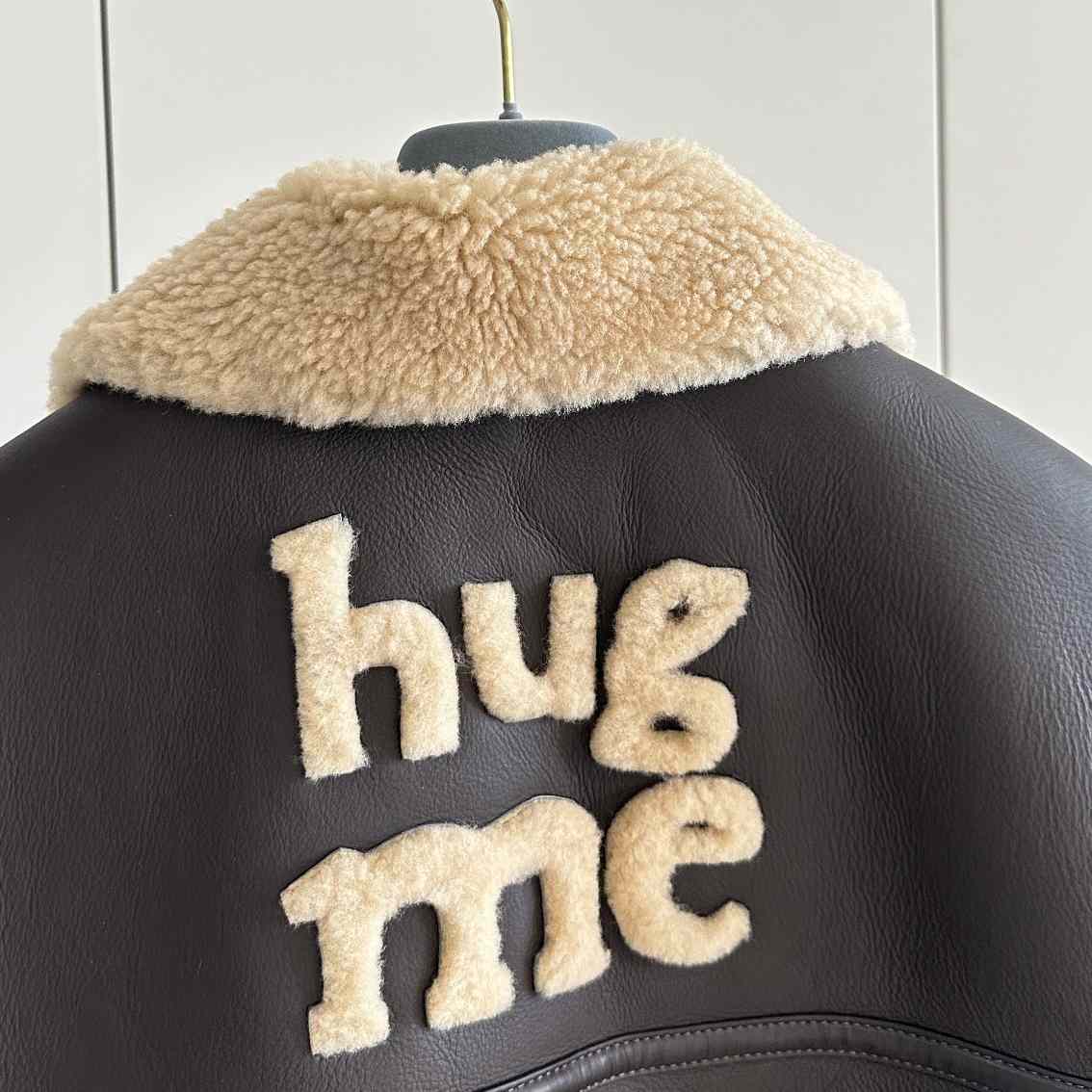 Moschino 'Hug Me' Leather Jacket - PerfectKickZ