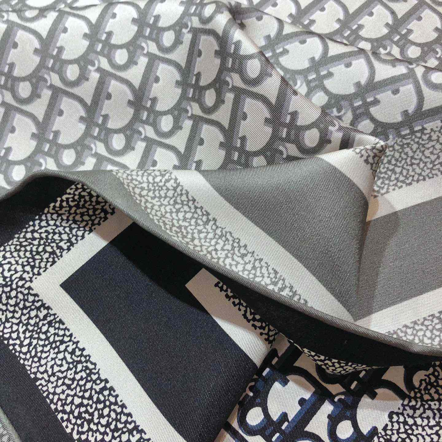 Dior Oblique Diortwin 90 Square Scarf - PerfectKickZ