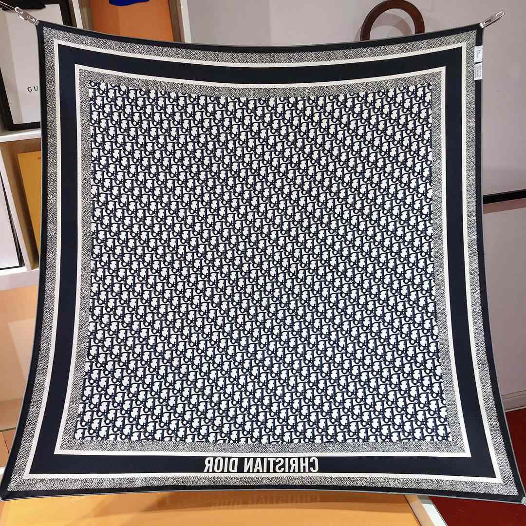 Dior Oblique Diortwin 90 Square Scarf - PerfectKickZ