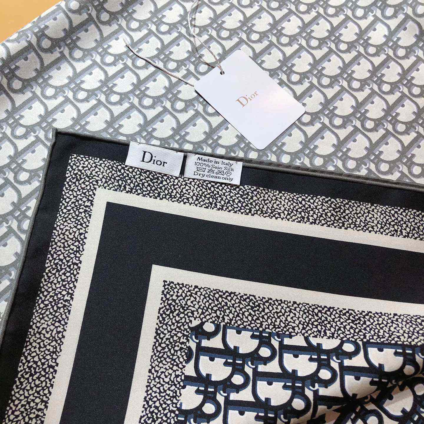 Dior Oblique Diortwin 90 Square Scarf - PerfectKickZ
