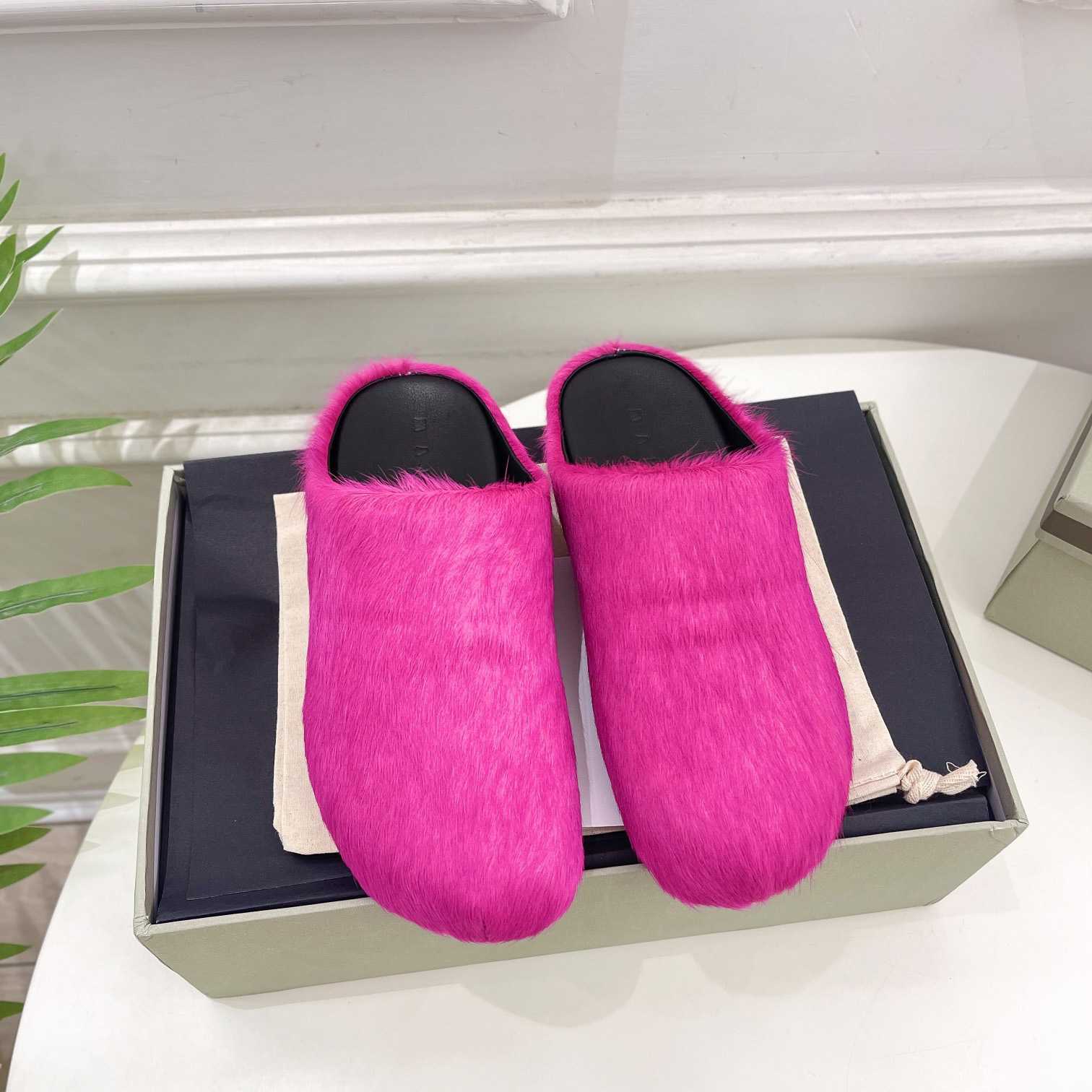 Marni Fussbett Slip-On Flat Mules - PerfectKickZ