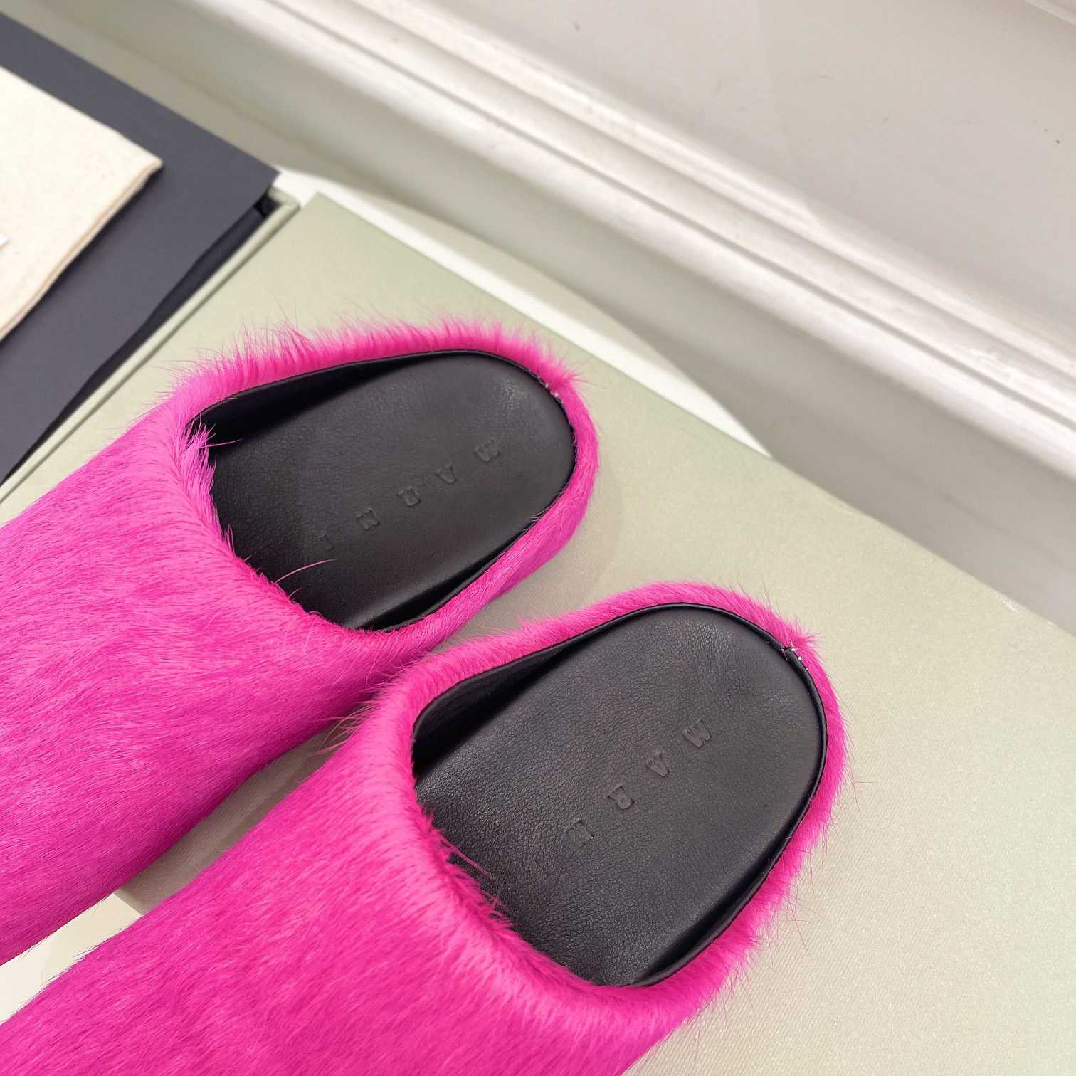 Marni Fussbett Slip-On Flat Mules - PerfectKickZ