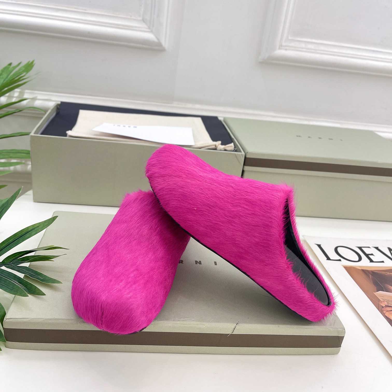 Marni Fussbett Slip-On Flat Mules - PerfectKickZ