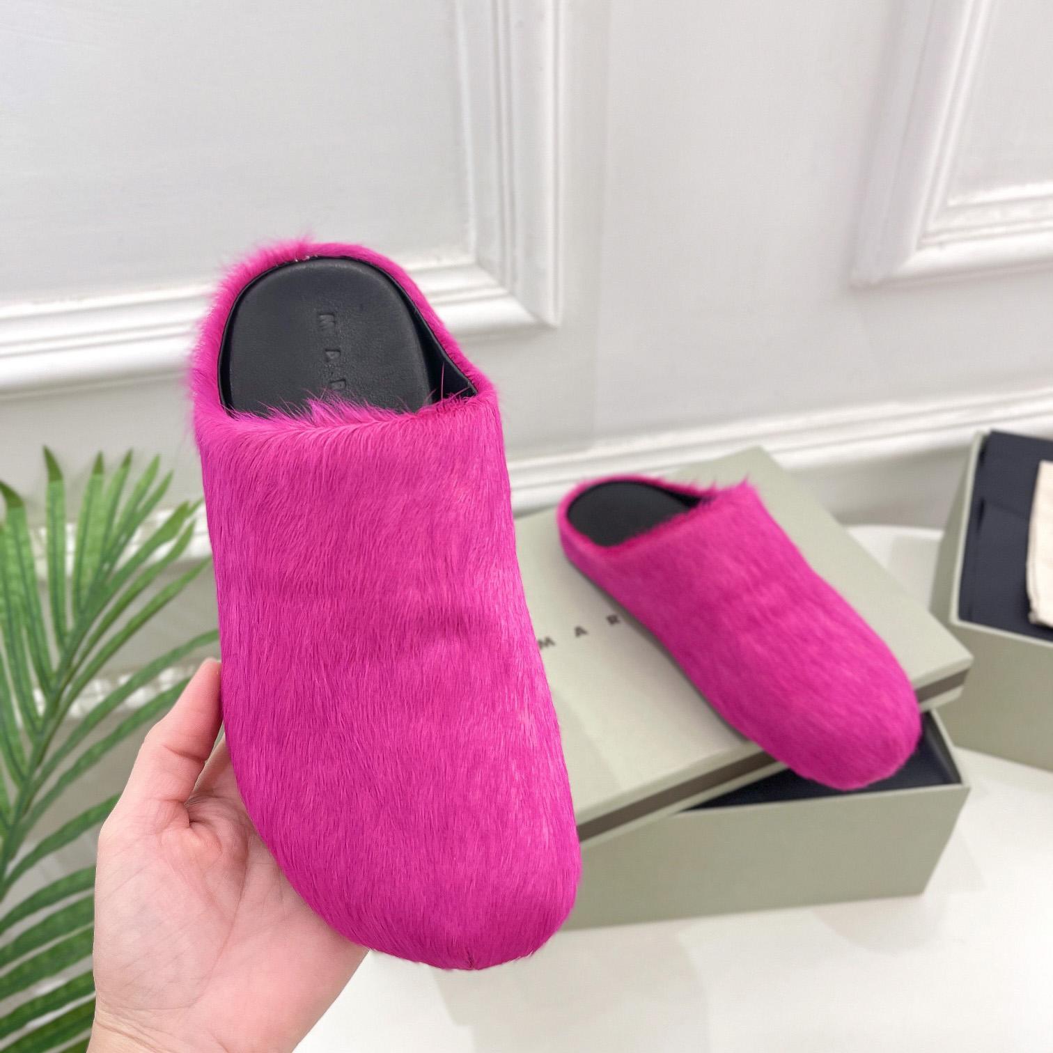 Marni Fussbett Slip-On Flat Mules - PerfectKickZ
