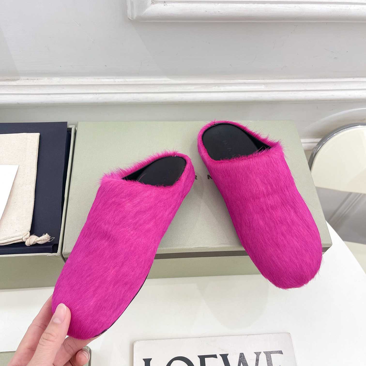 Marni Fussbett Slip-On Flat Mules - PerfectKickZ