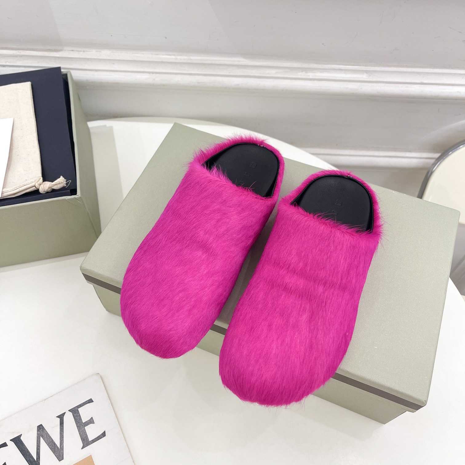 Marni Fussbett Slip-On Flat Mules - PerfectKickZ