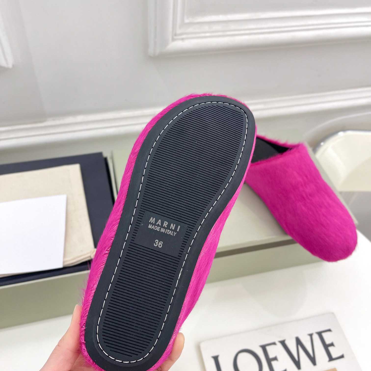 Marni Fussbett Slip-On Flat Mules - PerfectKickZ