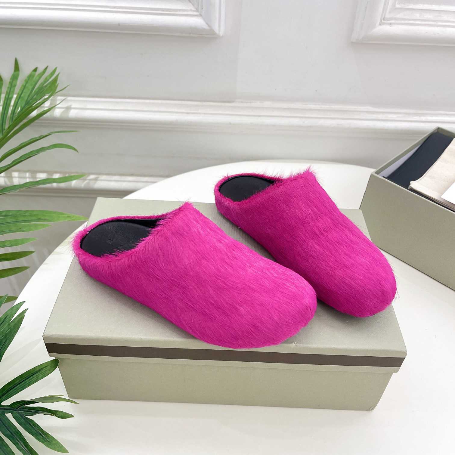 Marni Fussbett Slip-On Flat Mules - PerfectKickZ