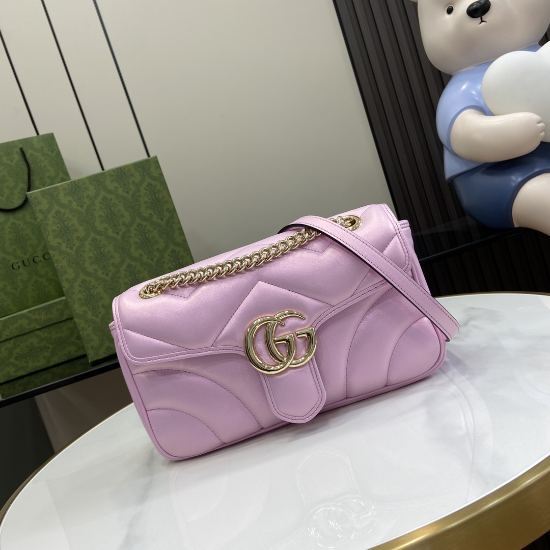Gucci GG Marmont Small Shoulder Bag - PerfectKickZ