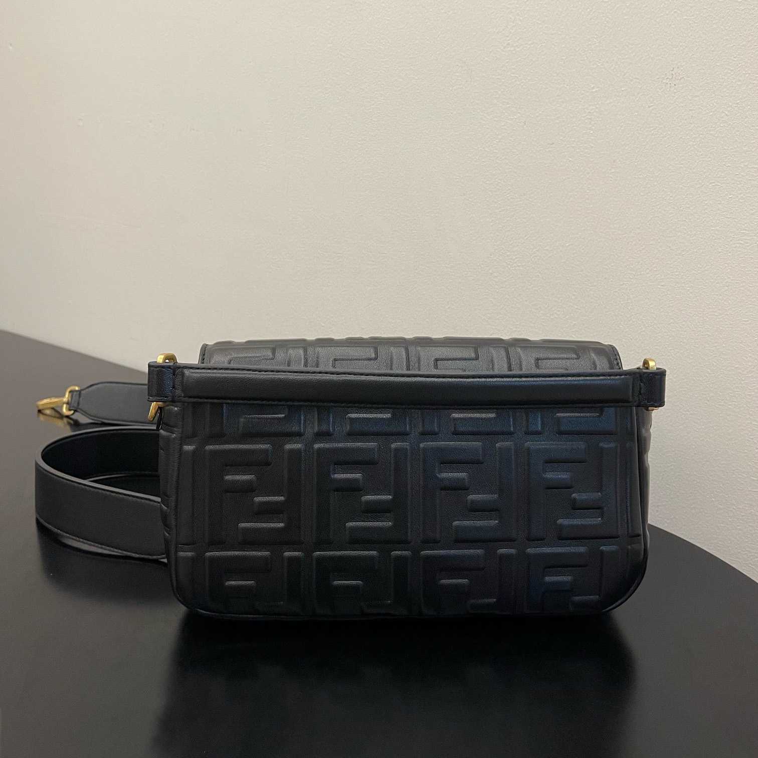Fendi Baguette Black Leather Bag - PerfectKickZ