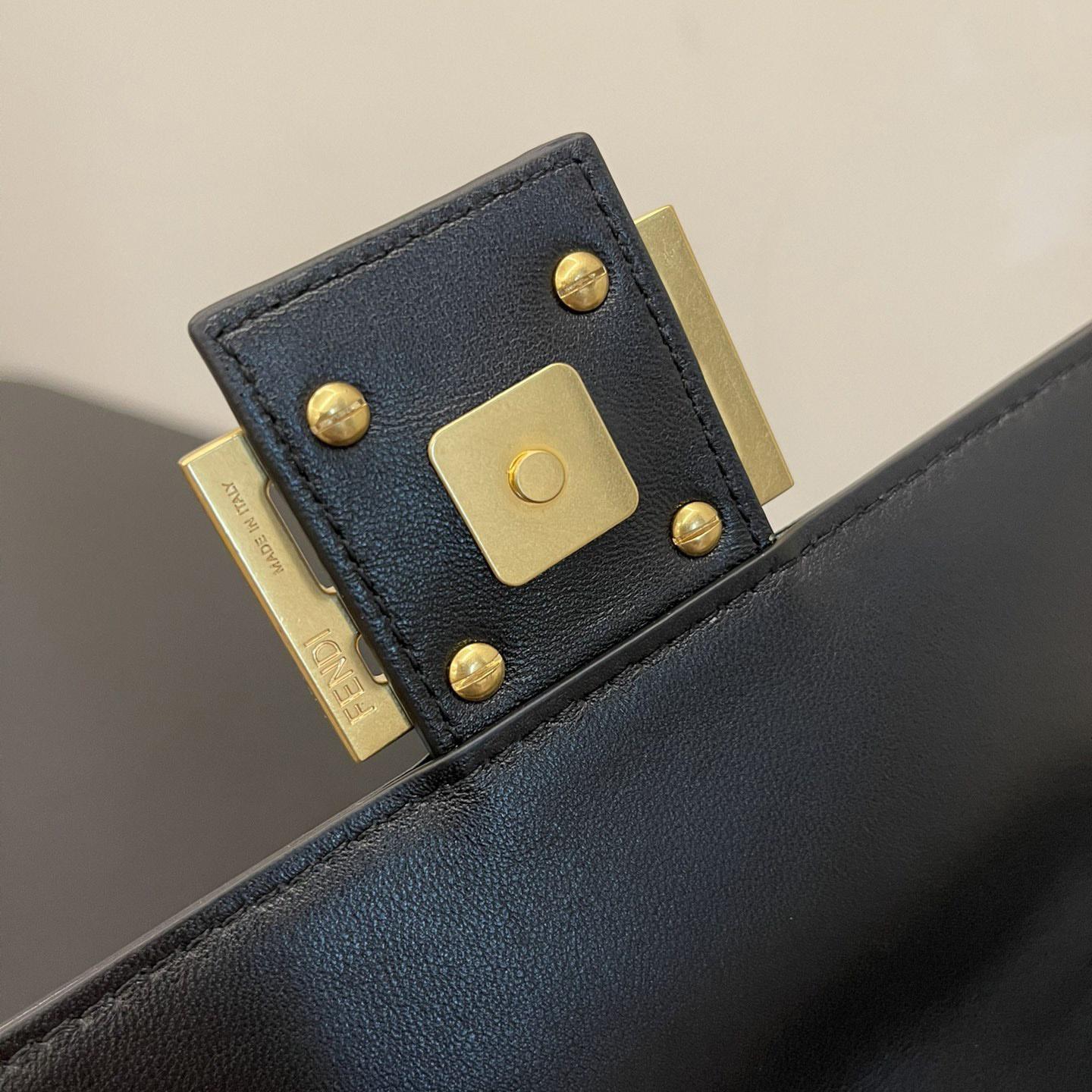 Fendi Baguette Black Leather Bag - PerfectKickZ