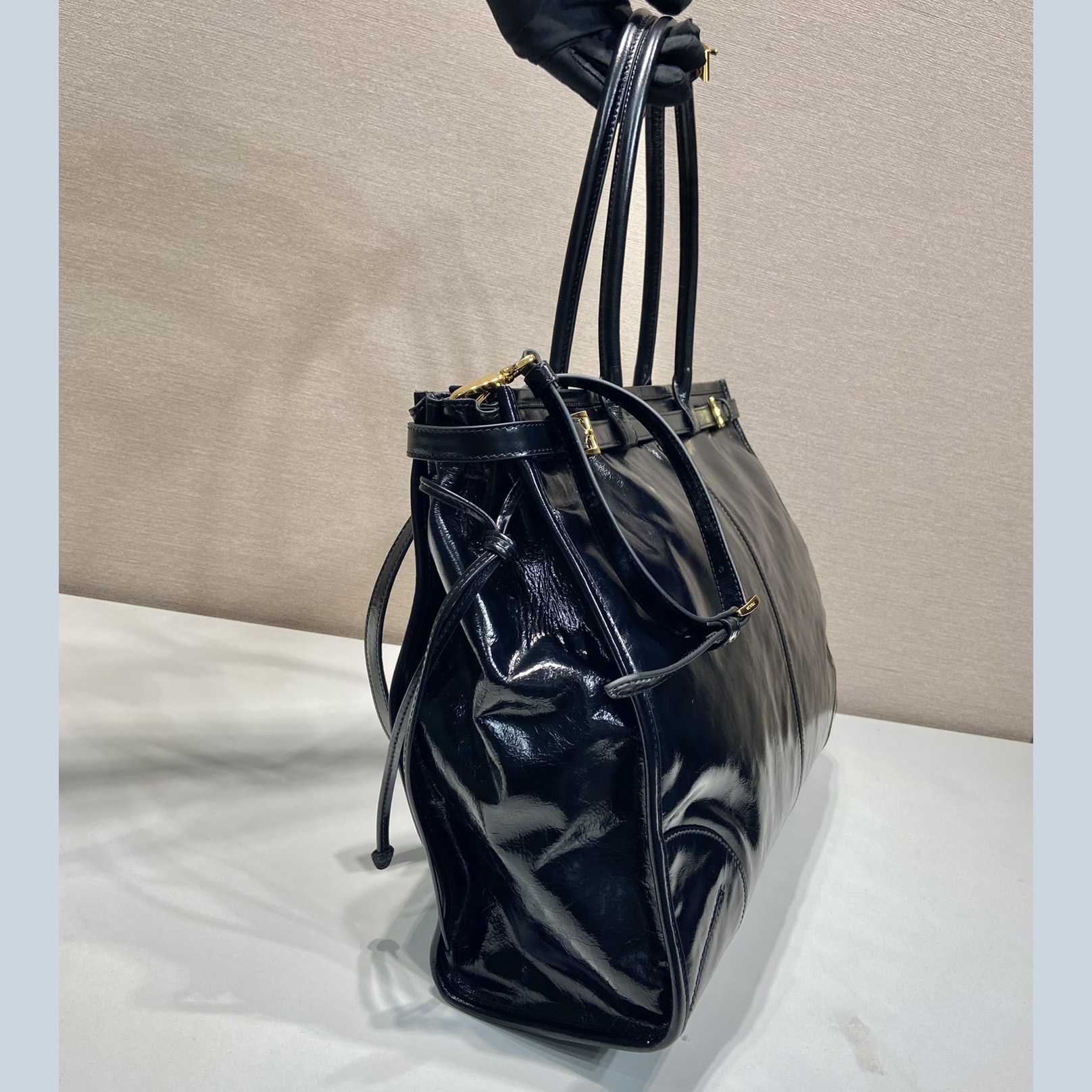 Prada Large Leather Handbag - PerfectKickZ