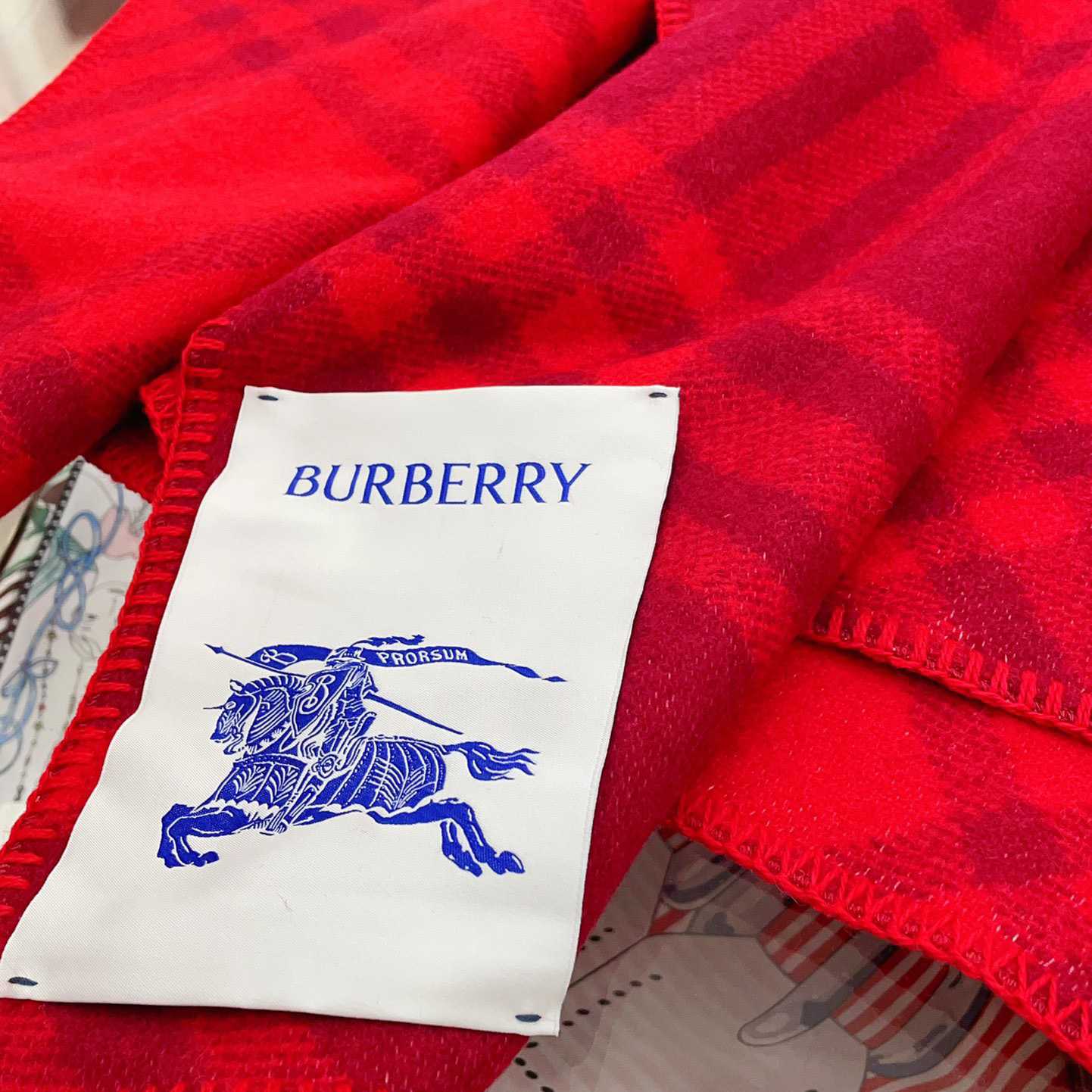 Burberry Check Wool Blanket Cape - PerfectKickZ