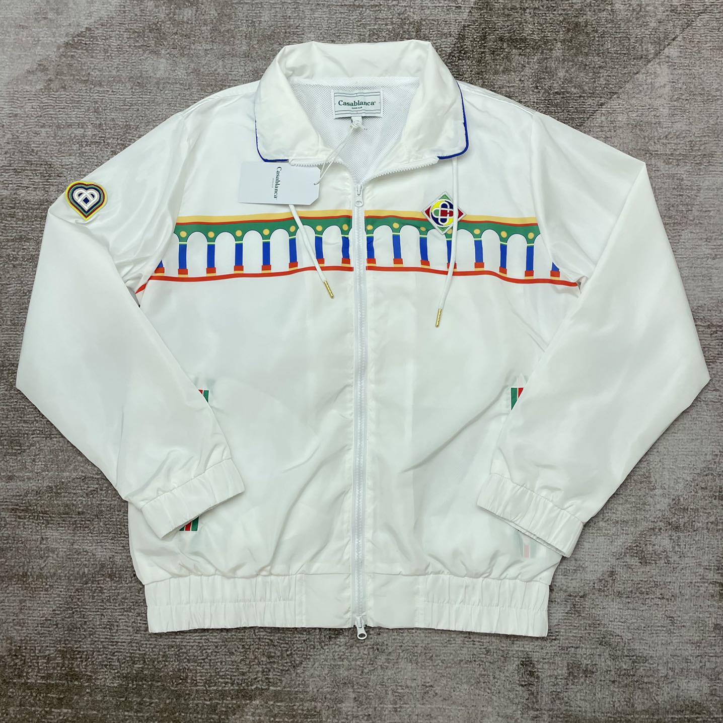 Casablanca Etruscan-print Zipped Jacket - PerfectKickZ