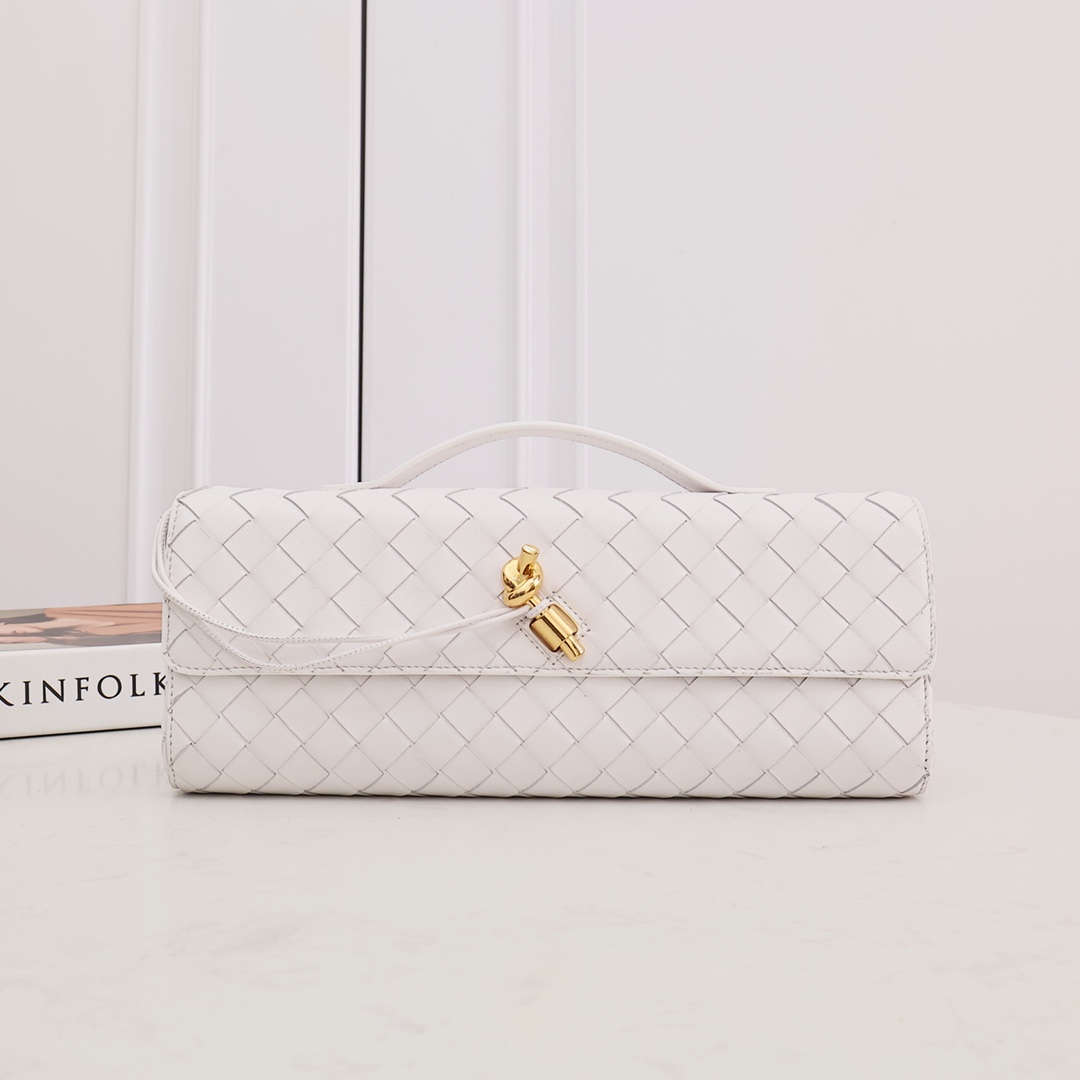 Bottega Veneta Long Clutch Andiamo With Handle - PerfectKickZ