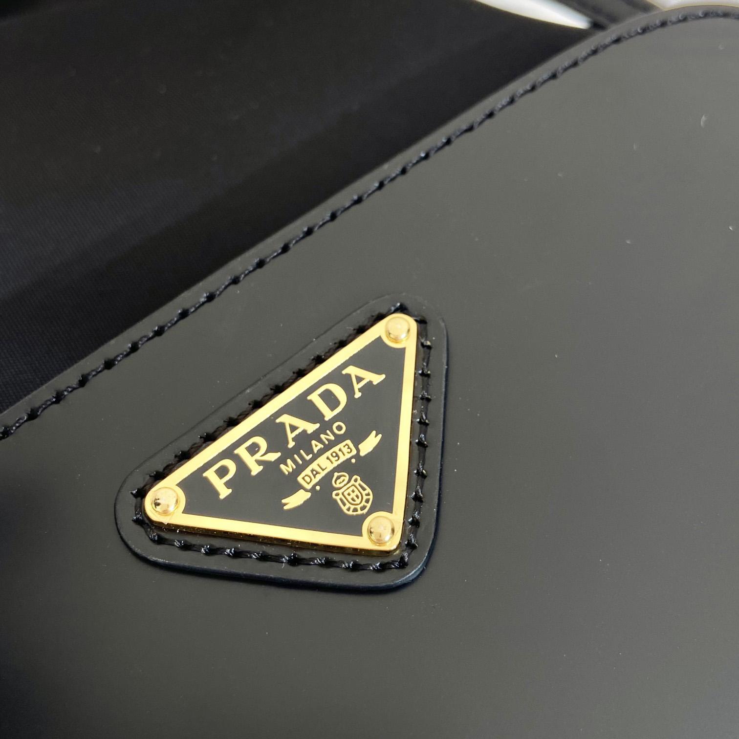 Prada Duet Re-Nylon And Brushed Bucket Bag - PerfectKickZ