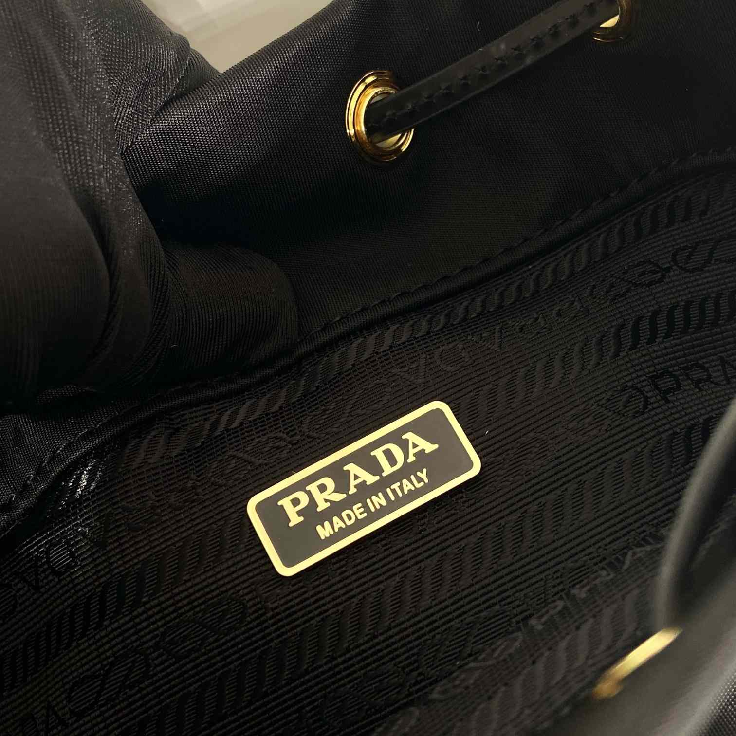 Prada Duet Re-Nylon And Brushed Bucket Bag - PerfectKickZ