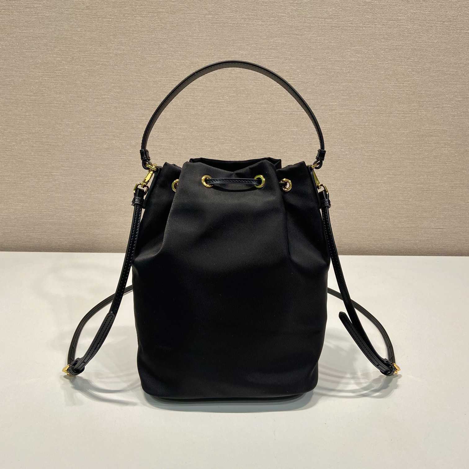 Prada Duet Re-Nylon And Brushed Bucket Bag - PerfectKickZ