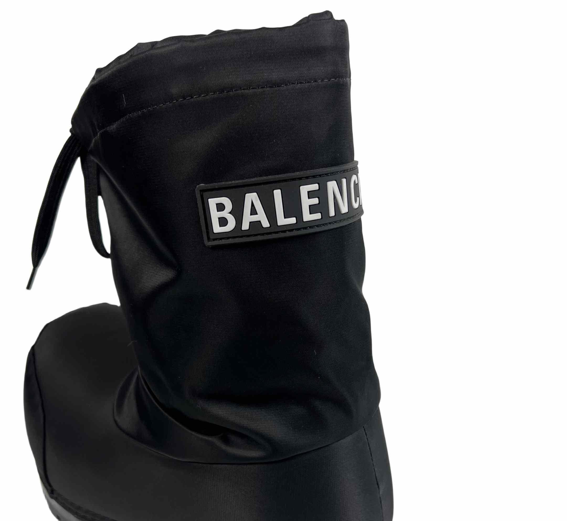 Balenciaga Alaska Low Boot In Black Nylon - PerfectKickZ